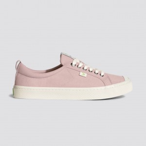 OCA LOW Cariuma Low Top Płócienne Wegański Damskie Czerwone | 364HJMZNL