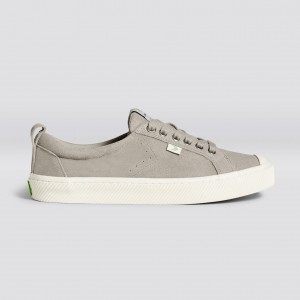OCA LOW Cariuma Low Top Suede Damskie Szare | 763ZJVTAF