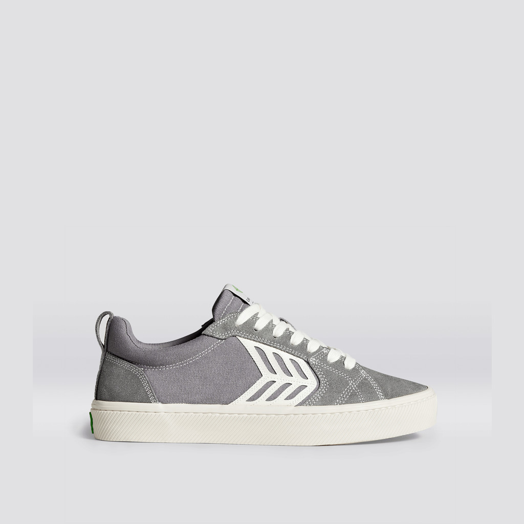 CATIBA PRO Cariuma Low Top Canvas Męskie Szare | 493RNZHAS