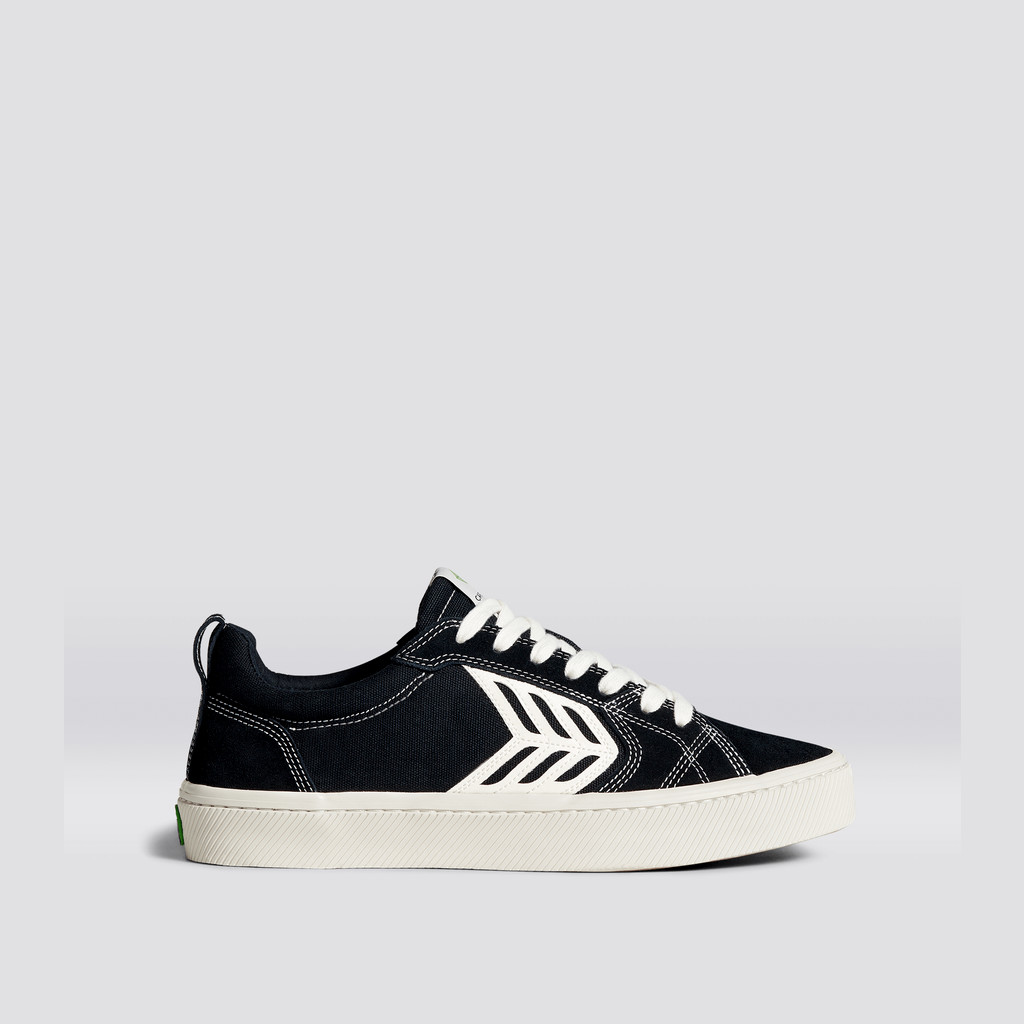 CATIBA PRO Cariuma Low Top Canvas Męskie Czarne | 658KMSXWR