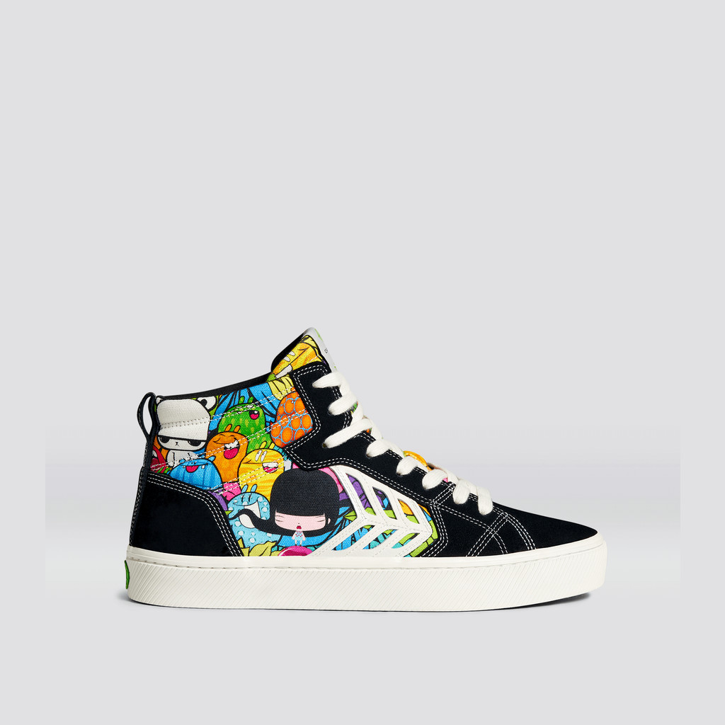 CATIBA PRO Cariuma Low Top Canvas Męskie Czarne | 293GPTJKB