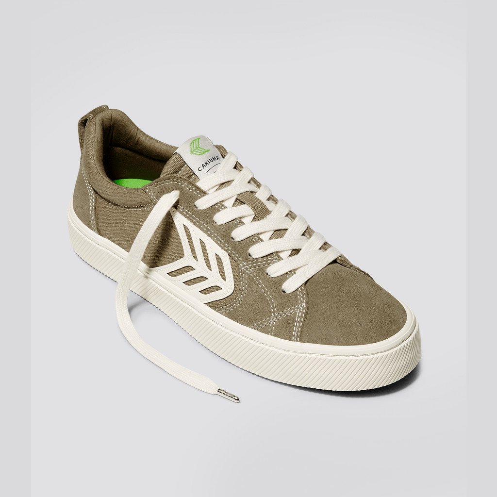 CATIBA PRO Cariuma Low Top Canvas Skate Damskie Sand Contrast / Ivory | 917YKSVXM