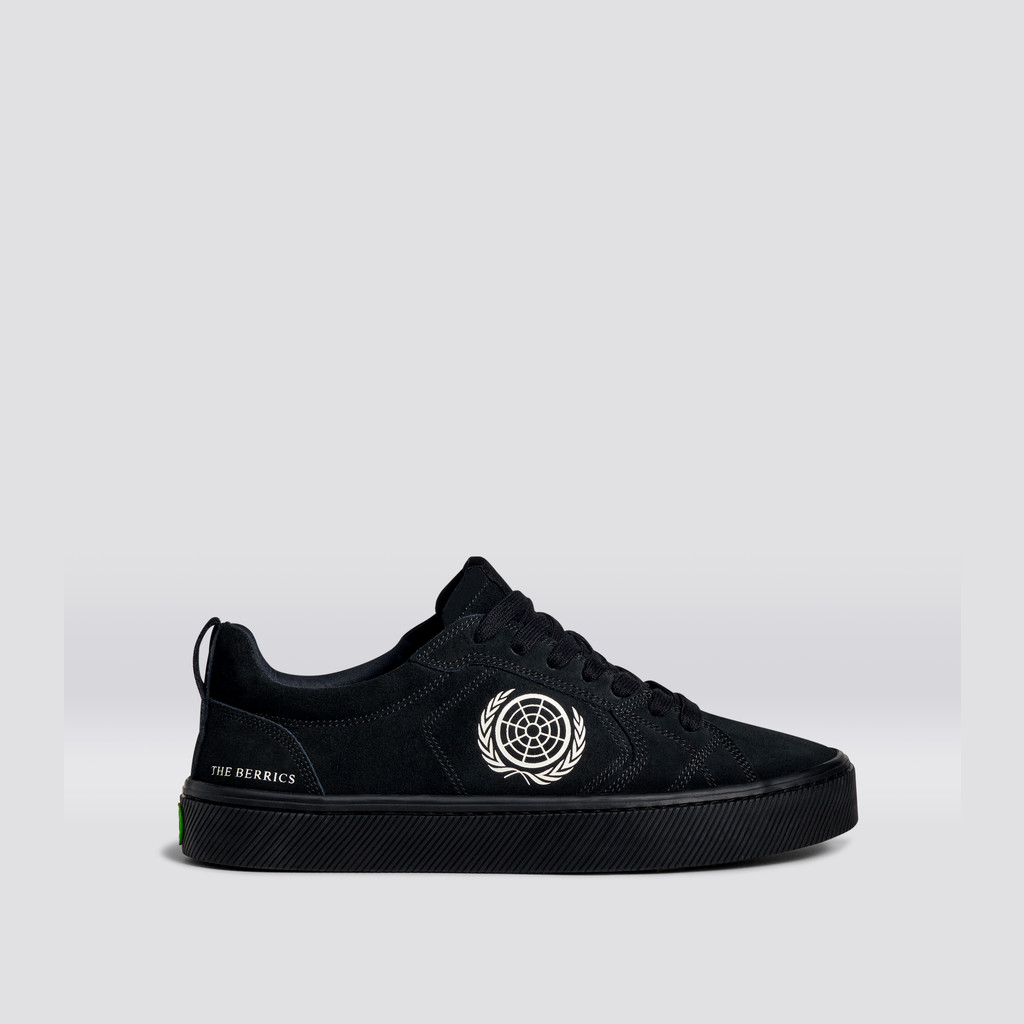 CATIBA PRO Cariuma Low Top Suede Męskie Czarne | 139ATWCMU