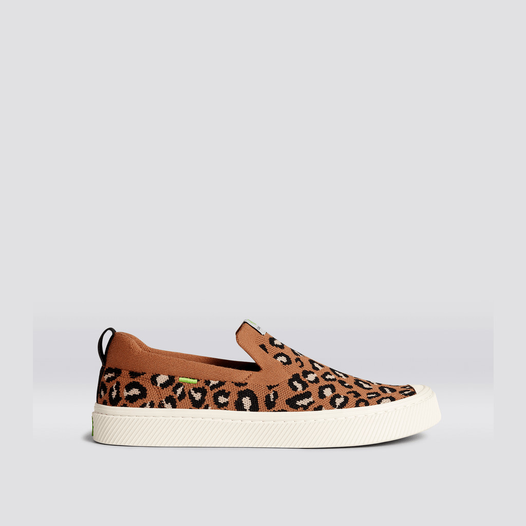 IBI Slip-On Cariuma Low Top Bamboo Weave Knit Vegan Męskie Panterka | 409WNZFAT