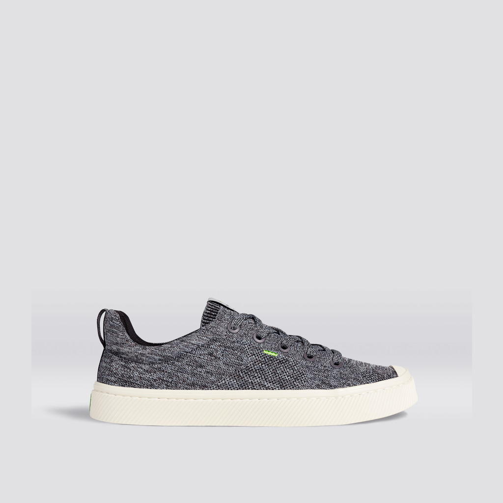 IBI Cariuma Low Top Bamboo Weave Knit Vegan Damskie Szare | 726MJZCVI