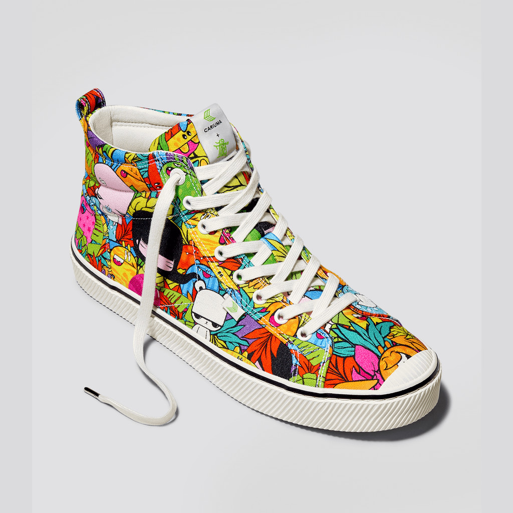 OCA HIGH Cariuma High Top Canvas Męskie OCA High Toz Print | 793PTDRJI