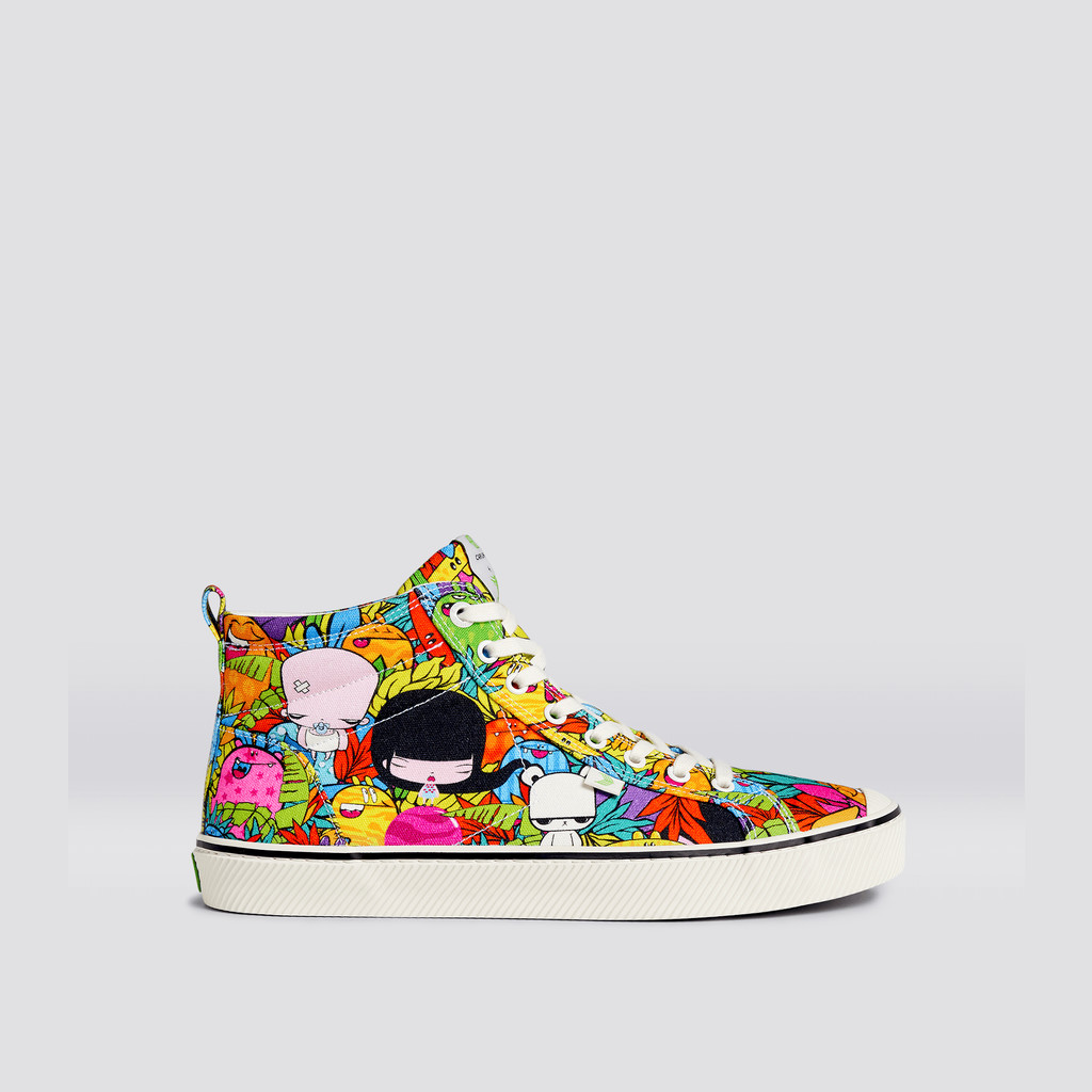 OCA HIGH Cariuma High Top Canvas Męskie OCA High Toz Print | 793PTDRJI