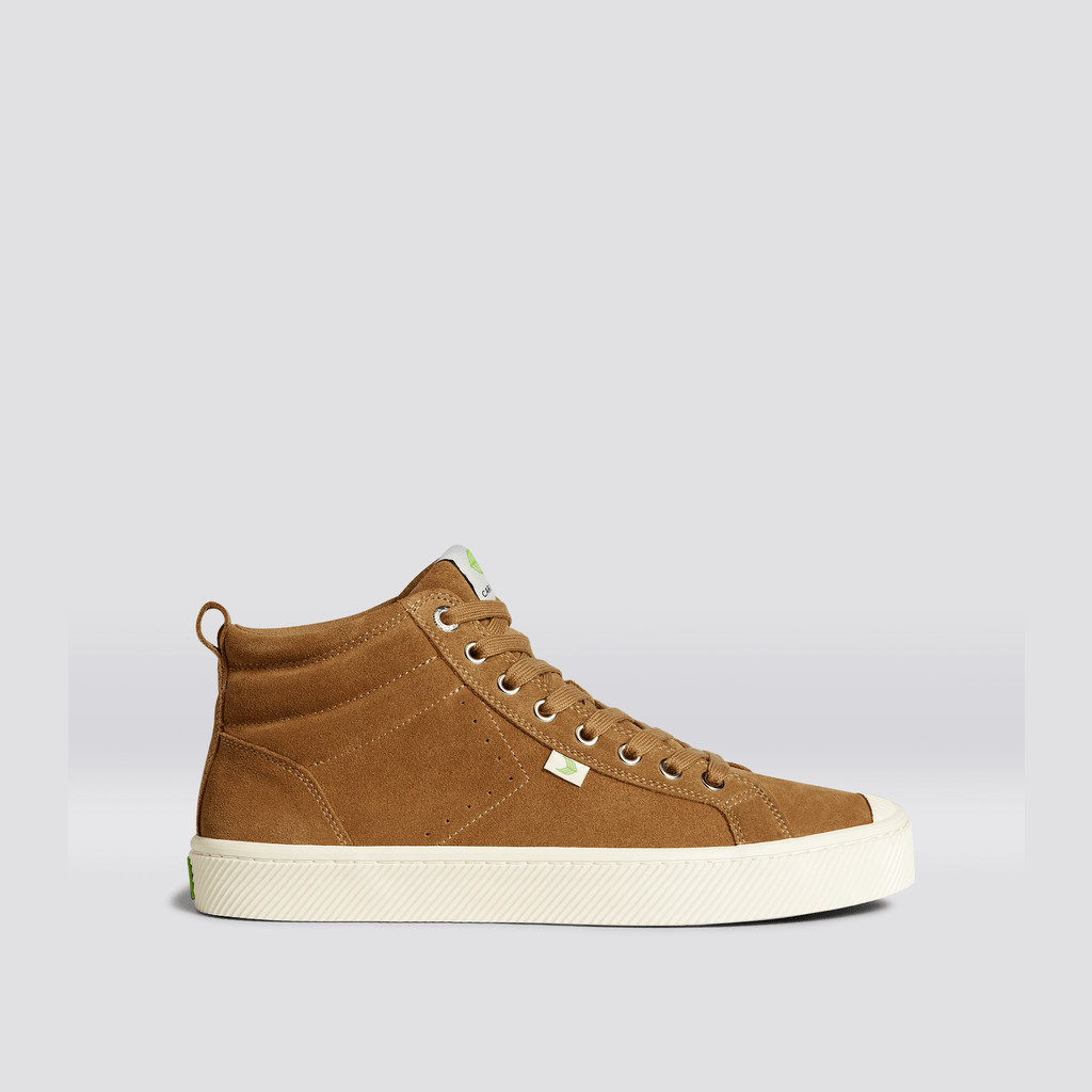 OCA HIGH Cariuma High Top Suede Damskie Camel | 598PUKSBL