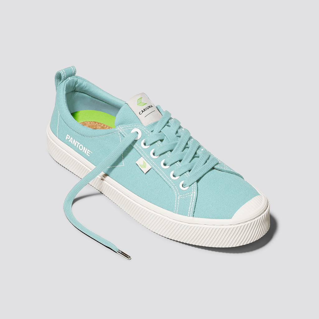 OCA LOW Cariuma Low Top Canvas Męskie Niebieskie | 609MKJFAL