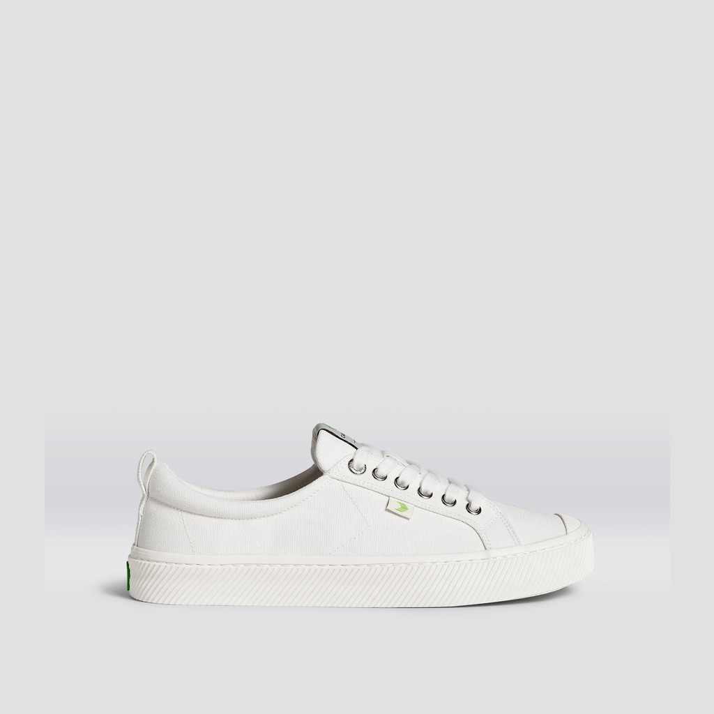 OCA LOW Cariuma Low Top Płócienne Wegański Męskie Off-White | 647AMOHSW