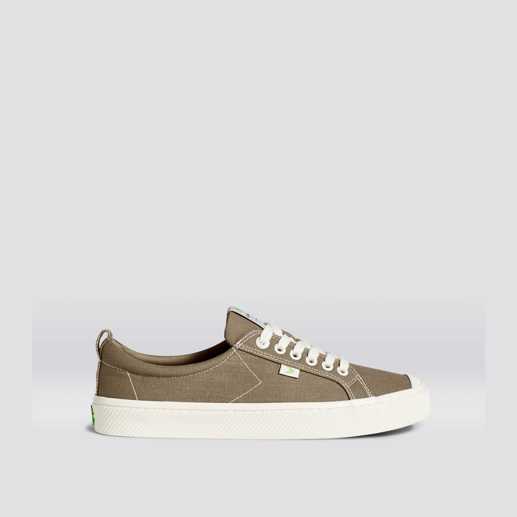 OCA LOW Cariuma Low Top Płócienne Wegański Męskie Nude | 091MCSOHE