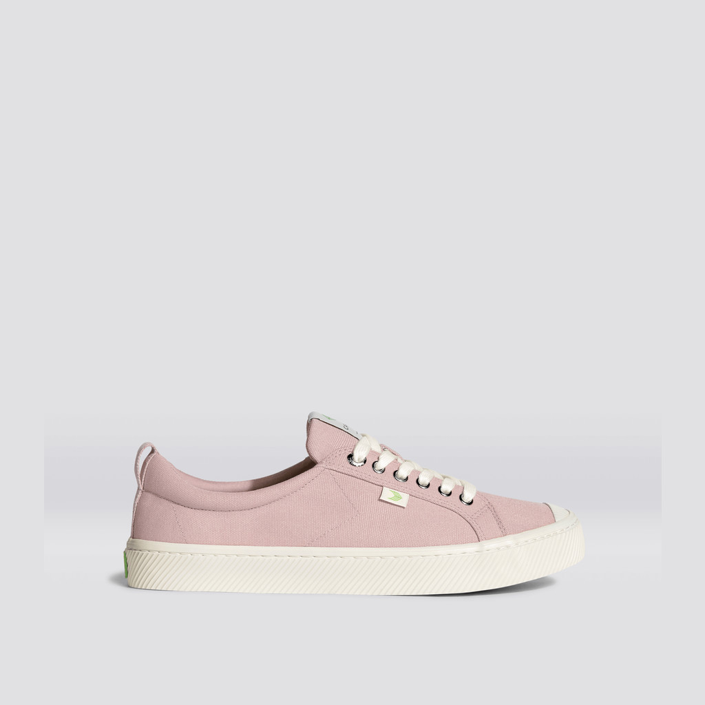 OCA LOW Cariuma Low Top Płócienne Wegański Męskie Czerwone | 408IGHFKT
