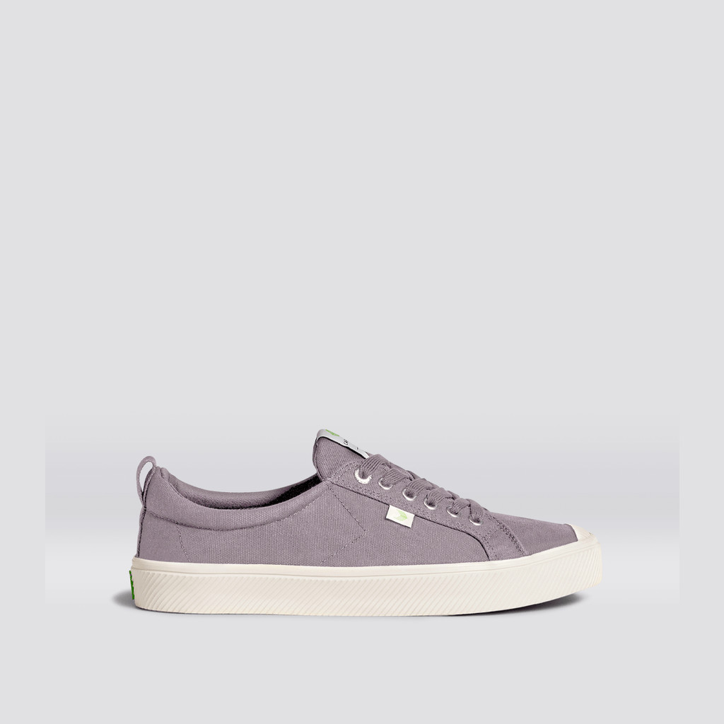 OCA LOW Cariuma Low Top Płócienne Wegański Męskie Szare | 036ODTMUG