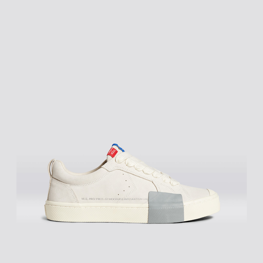 OCA LOW Cariuma Low Top Suede Damskie Off-White Vintage | 018JWRKOL