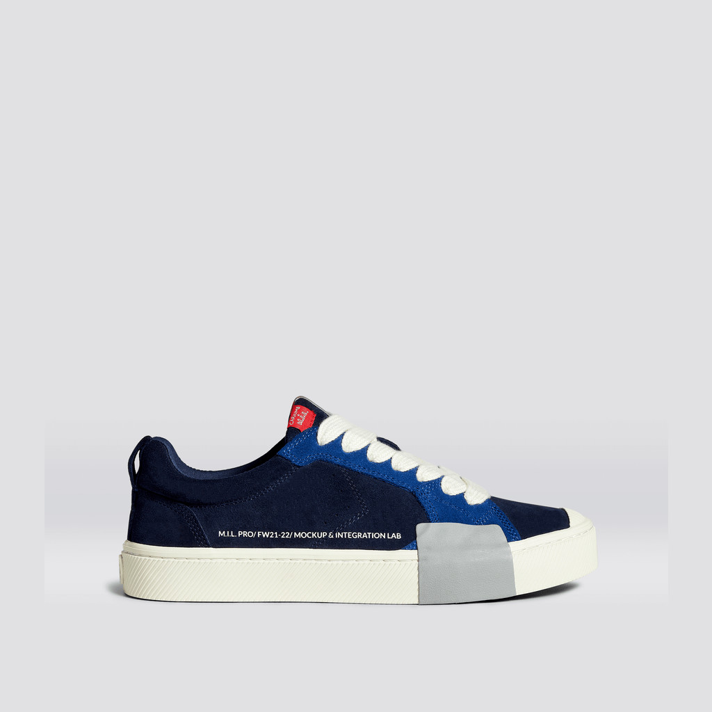 OCA LOW Cariuma Low Top Suede Damskie Granatowe | 812LXHEWD