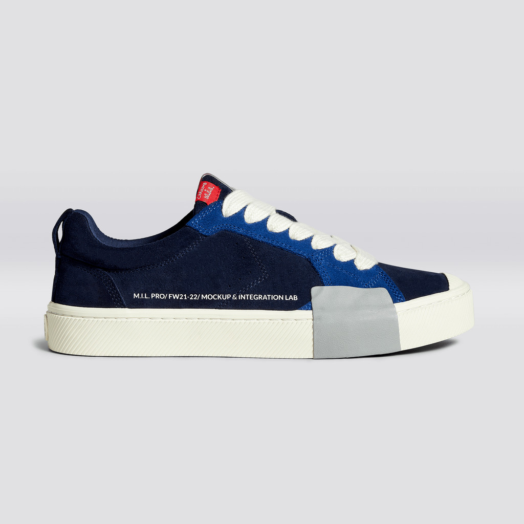 OCA LOW Cariuma Low Top Suede Damskie Granatowe | 812LXHEWD