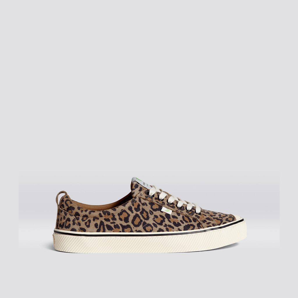 OCA LOW Cariuma Low Top Suede Damskie Panterka | 205AQDUZT