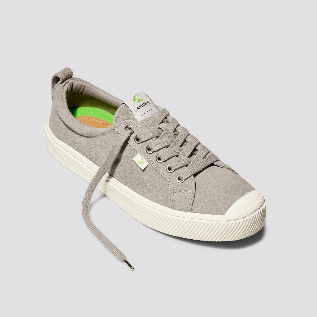 OCA LOW Cariuma Low Top Suede Damskie Szare | 763ZJVTAF