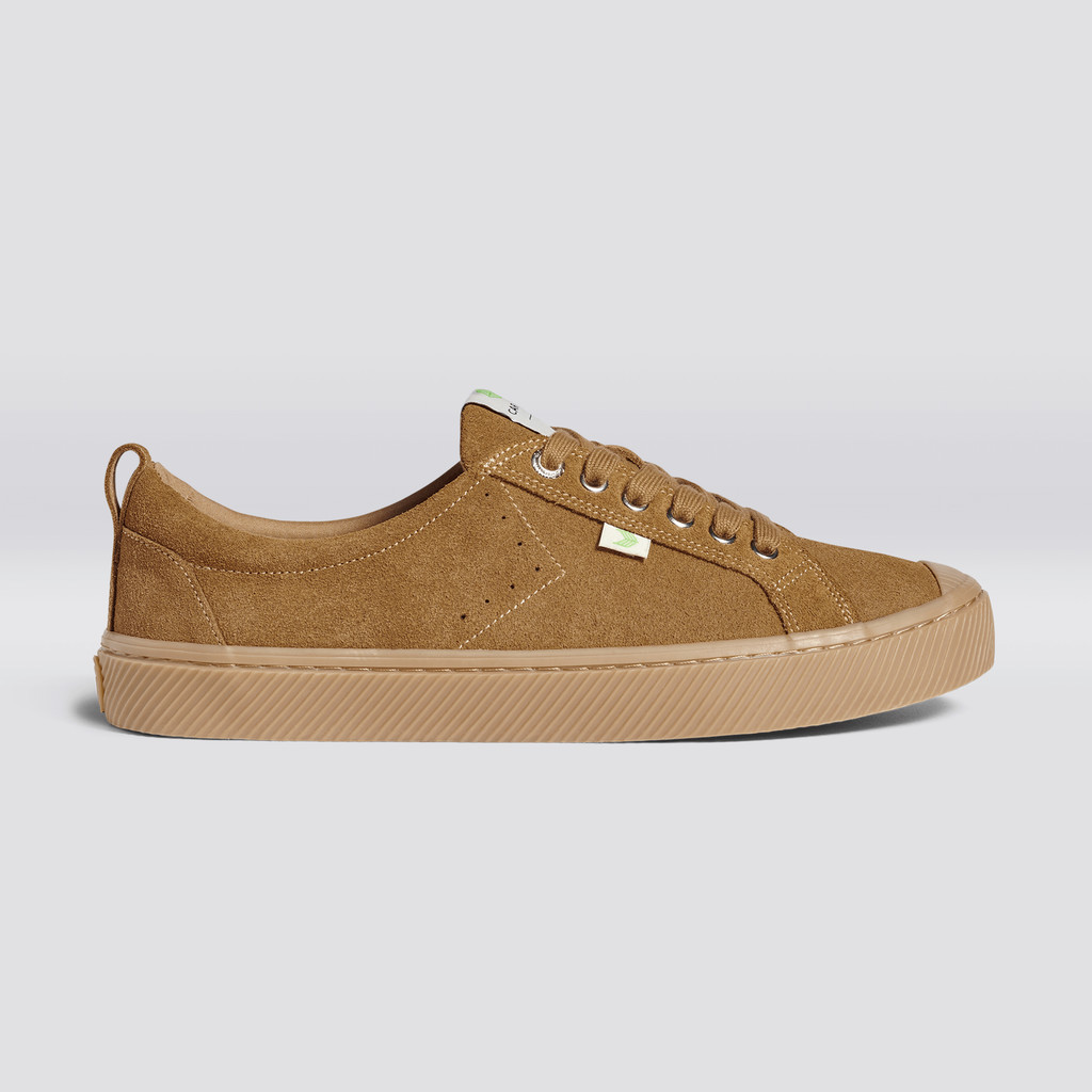 OCA LOW Cariuma Low Top Suede Damskie All Camel | 982HZFEBK