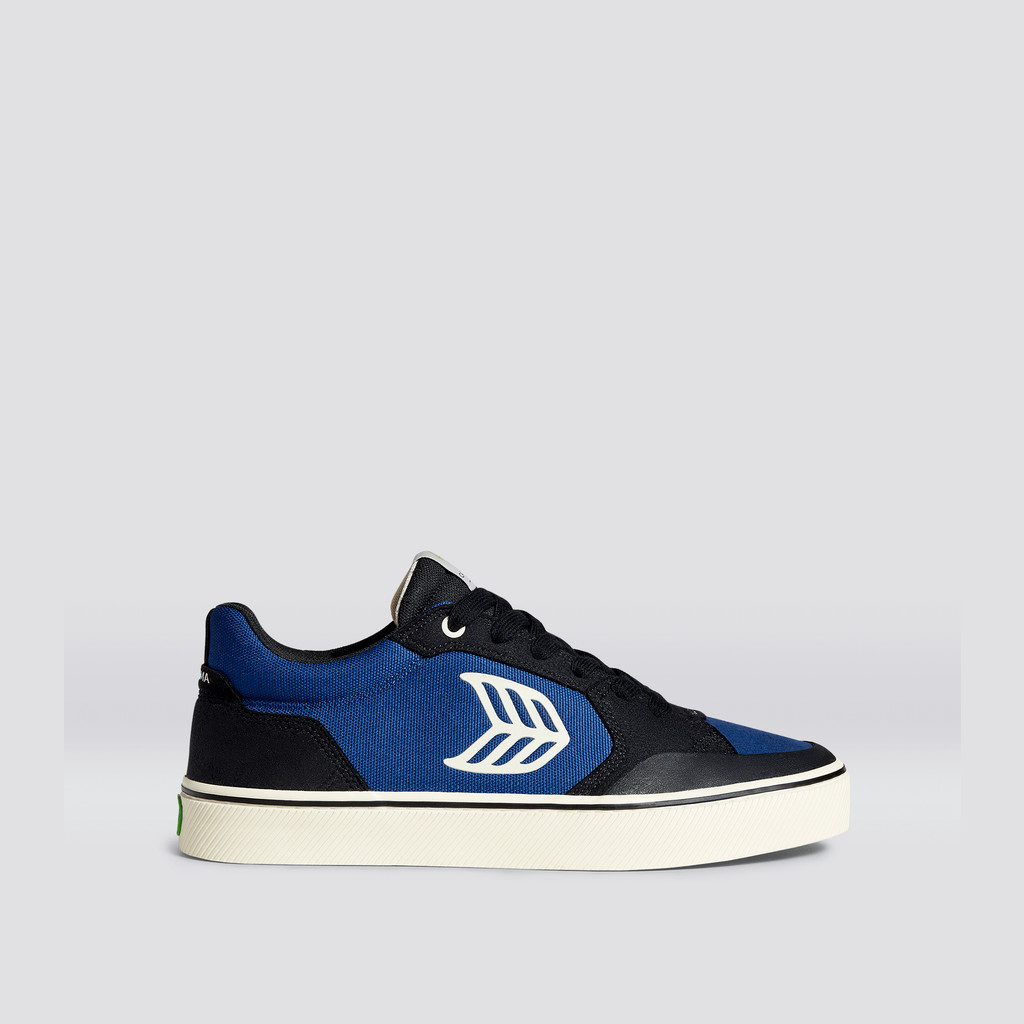 The Vallely Cariuma Low Top Suede Męskie Niebieskie | 437NIDGOW